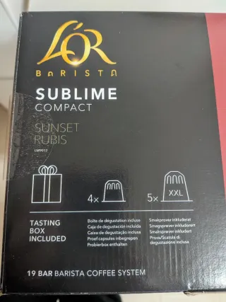 Cafetera L'Or Barista Sublime Nueva + 20€ dcto