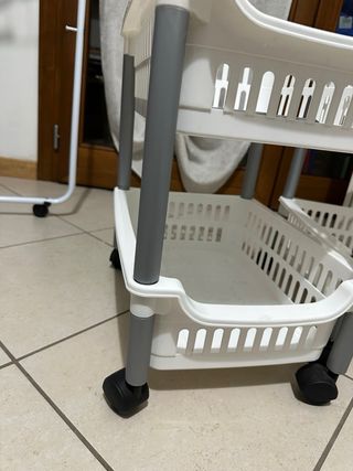 Portaoggetti componibile 4 ripiani