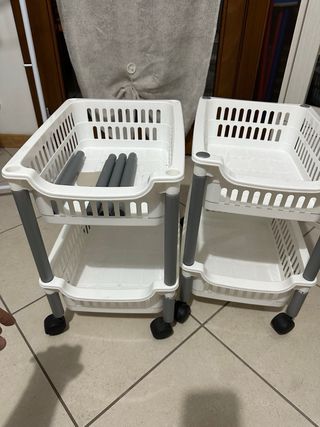 Portaoggetti componibile 4 ripiani