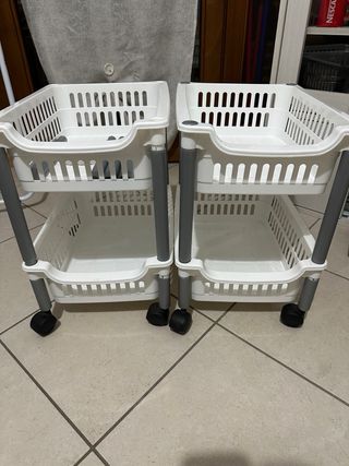 Portaoggetti componibile 4 ripiani