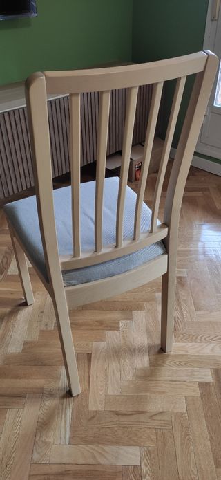 Sillas comedor Ikea Ekedalen madera beige