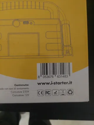 i-Starter 4.0 Avviatore Emergenza Auto