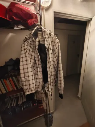 Cazadora deportiva mujer cuadros