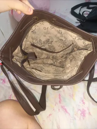 Bolso de hombro con estampado