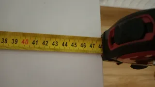 Mesa escritorio blanca y madera