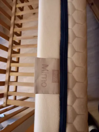 Cuna de bebé de madera 120x60cm