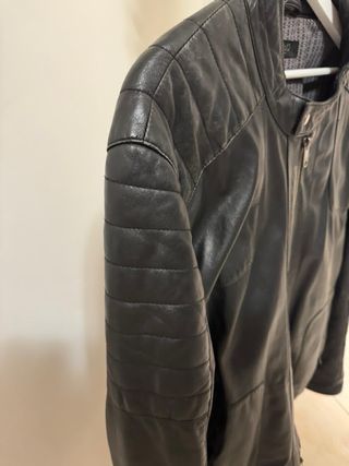 Giubbotto LiuJo Uomo Pelle Nero