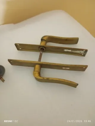 Maniglie antiche in ottone