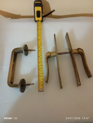 Maniglie antiche in ottone