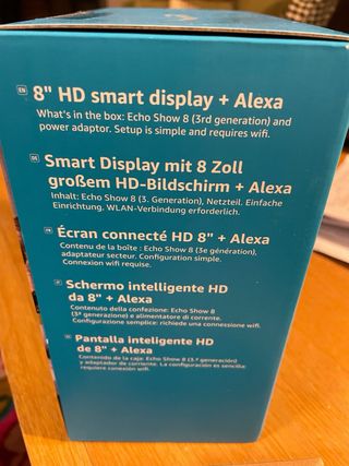 Echo Show 8 - Nuevo en caja