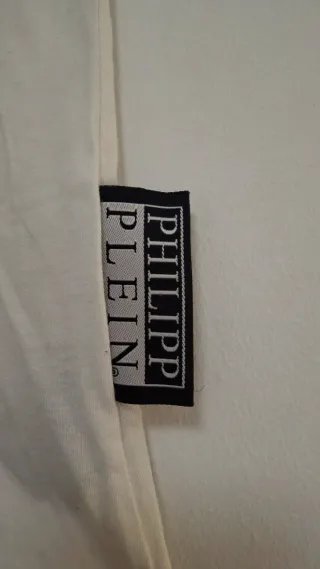 Camiseta Philipp Plein Blanca Calavera