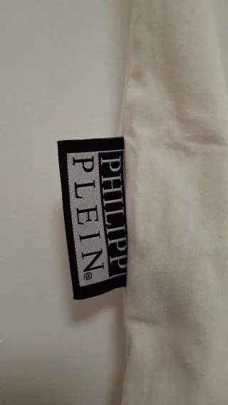 Camiseta Philipp Plein Blanca Calavera