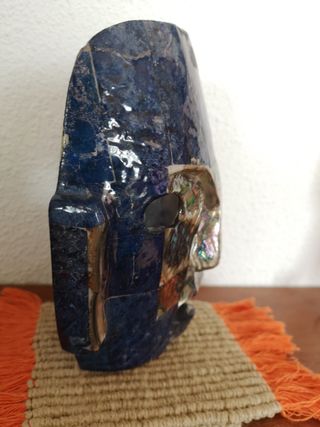 Máscara Maya Mexicana Lapis Lazuli Nácar