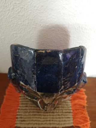 Máscara Maya Mexicana Lapis Lazuli Nácar