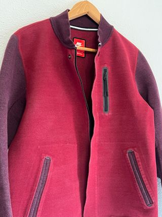 Chaqueta Bomber Nike Granate/Burdeos Neopreno Neo