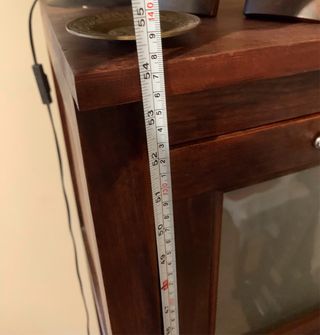 Librería Abogado Madera Marrón Cristal