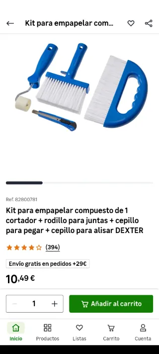 Kit empapelar Leroy Merlín