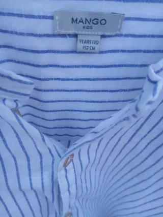 Camiseta H&M Rayas Azul Talla M