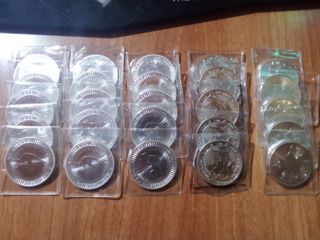 Monedas de Plata de inversión.