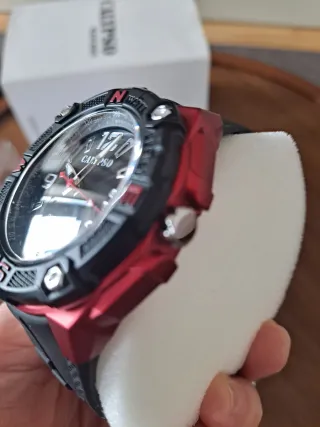 Reloj Calypso Negro y Rojo