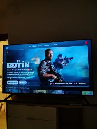 TV 50 4K Xiaomi L50M6-6AEU con detalle en pantalla