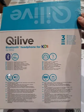 Auriculares Bluetooth Qilive Niños Azul/Verde