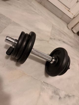Mancuerna ajustable con 9k
