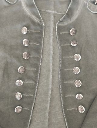 Chaqueta militar efecto desgastado