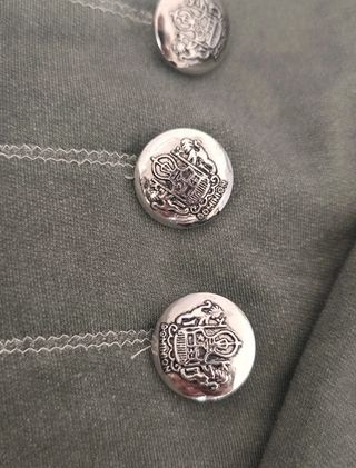 Chaqueta militar efecto desgastado