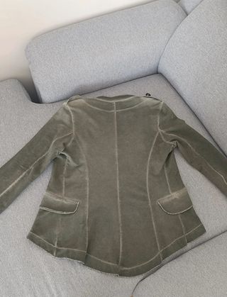 Chaqueta militar efecto desgastado