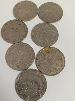 10 Monedas 50 Escudos Portugal Pre-Euro