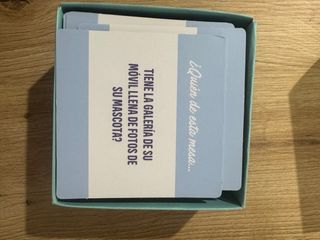 Juego de mesa ¿Quién de esta mesa?