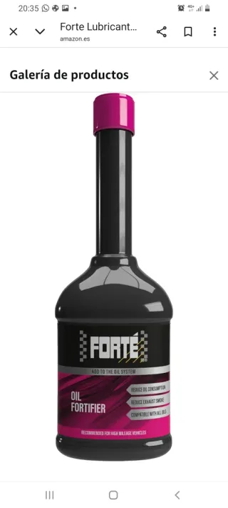 Aditivo Aceite Motor Forte Oil Fortifier