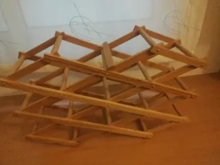 Botellero madera plegable 12 botellas