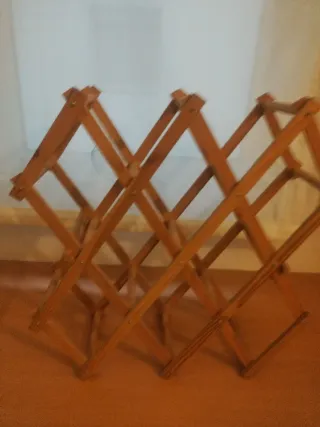 Botellero madera plegable 12 botellas