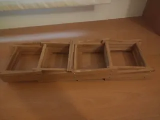 Botellero madera plegable 12 botellas