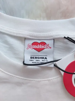 Camiseta Monchhichi x Bershka Talla L Oversize