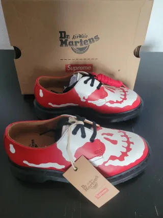 Dr. Martens 1461 Supreme Calavera Roja