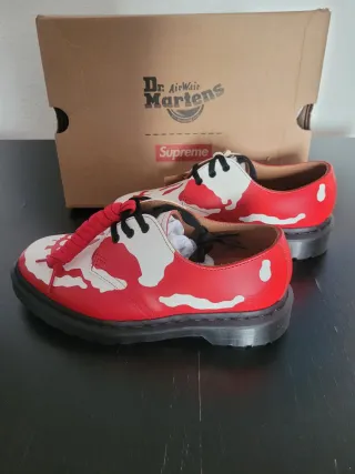 Dr. Martens 1461 Supreme Calavera Roja