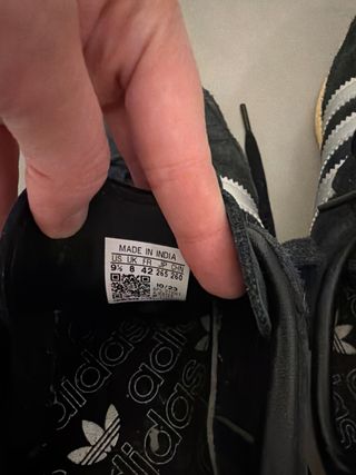 Adidas Samba Zapatillas Negras y Plateadas