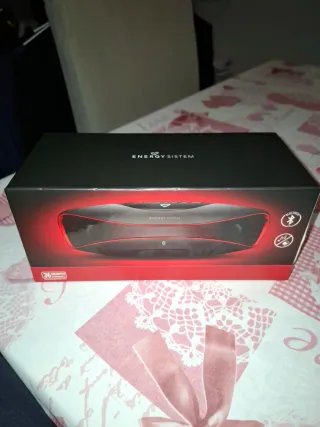 Altavoz Bluetooth Energy Sistem Negro/Rojo