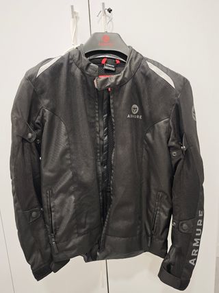 Chaqueta Moto Armure Juno Hombre Negra