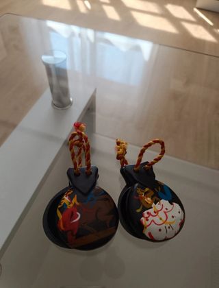 Castañuelas flamencas decoradas
