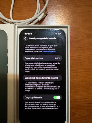iPhone 13 128GB Verde 83% Batería