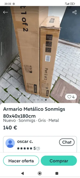 Armario Metálico Leroy Merlin Gris