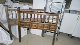 Cabeceros de cama antiguos de madera