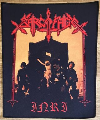 Backpatch Sarcófago INRI 30x36cm