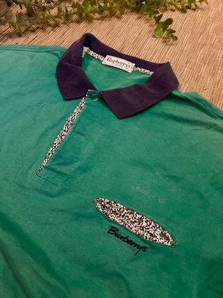 Lote 4 polos Lacoste,Burberry,Ralph Lauren,Pierre