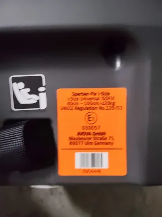 Silla de coche AVONA negra