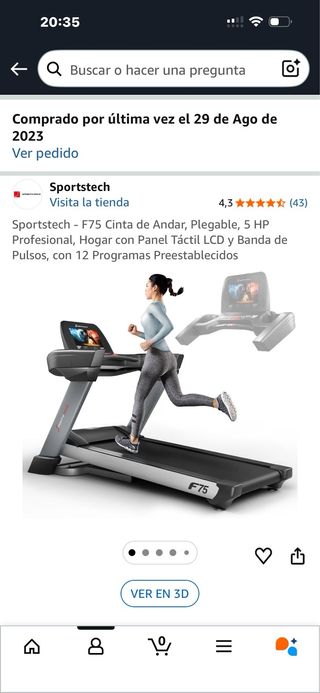 Cinta de correr sportstech , pracricamente nueva